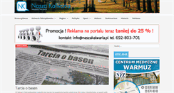 Desktop Screenshot of naszakalwaria.pl